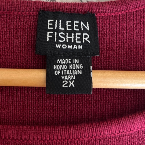 Eileen Fisher Classic Tank Tops Burgundy and Red size 2X - Picture 7 of 14